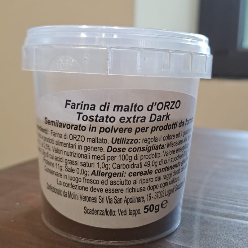 Farina di Malto d'orzo torrefatto extra dark
