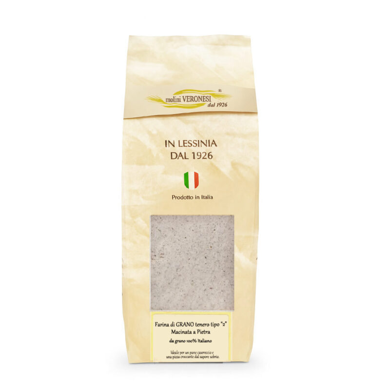 Farina tipo "2" di GRANO tenero Macinata a pietra