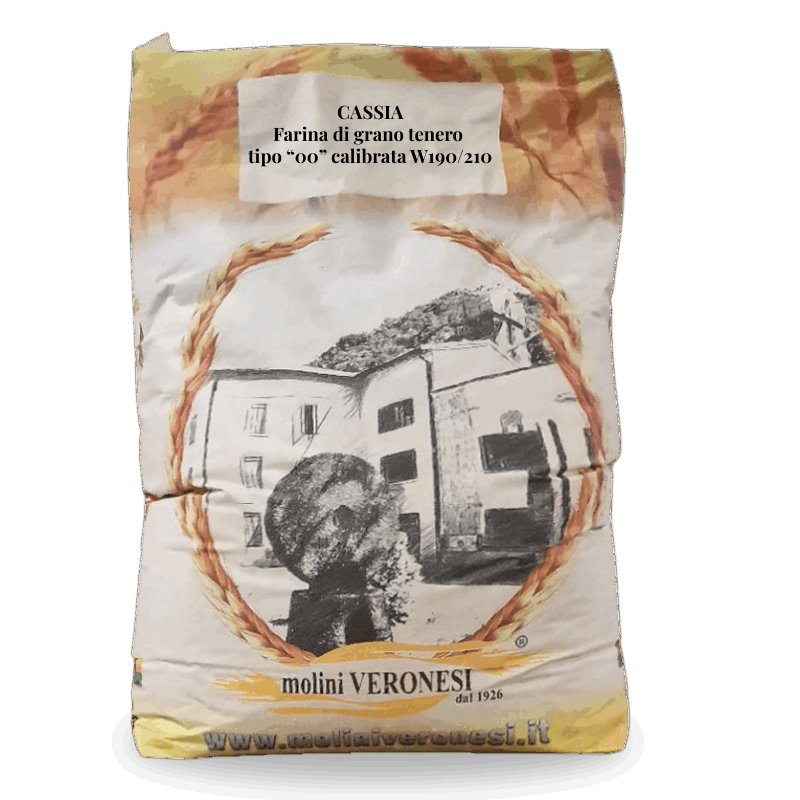 Cassia – Farina di grano tenero tipo “00” calibrata W190/210