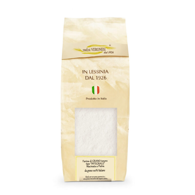 Farina di GRANO tenero tipo "INTEGRALE" Macinata a Pietra